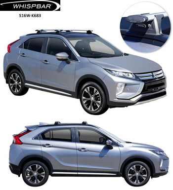 Mitsubishi Eclipse Cross Yakima Whispbar roof rack